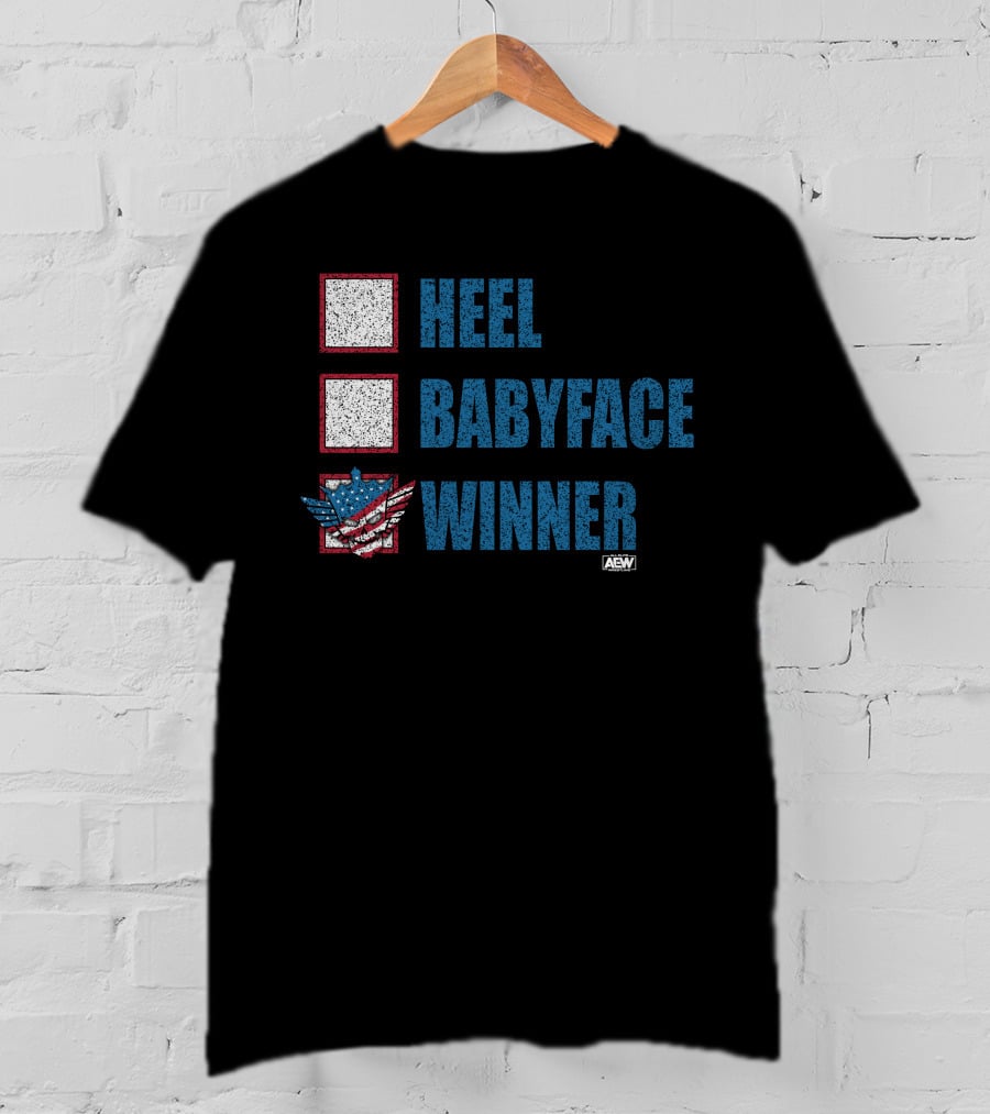 Cody Rhodes AEW Heel Babyface Winner T-Shirt