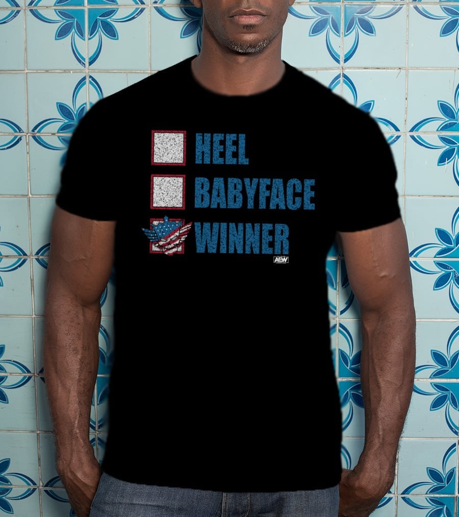 Cody Rhodes AEW Heel Babyface Winner T-Shirt
