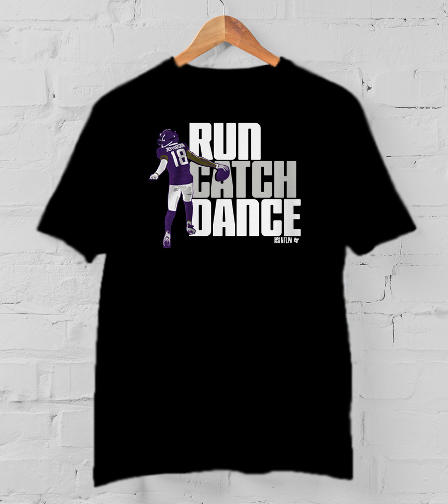 Justin Jefferson NFLPA Run Catch Dance T-Shirt