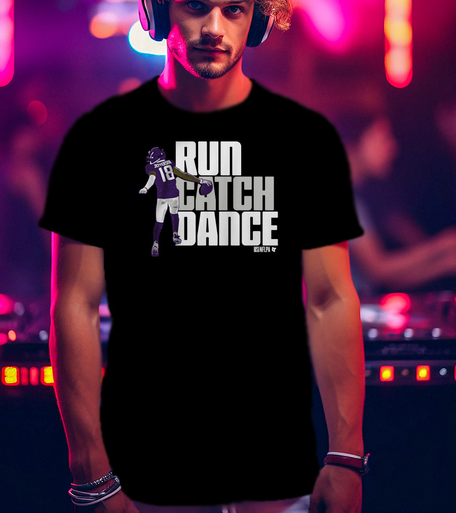 Justin Jefferson NFLPA Run Catch Dance T-Shirt