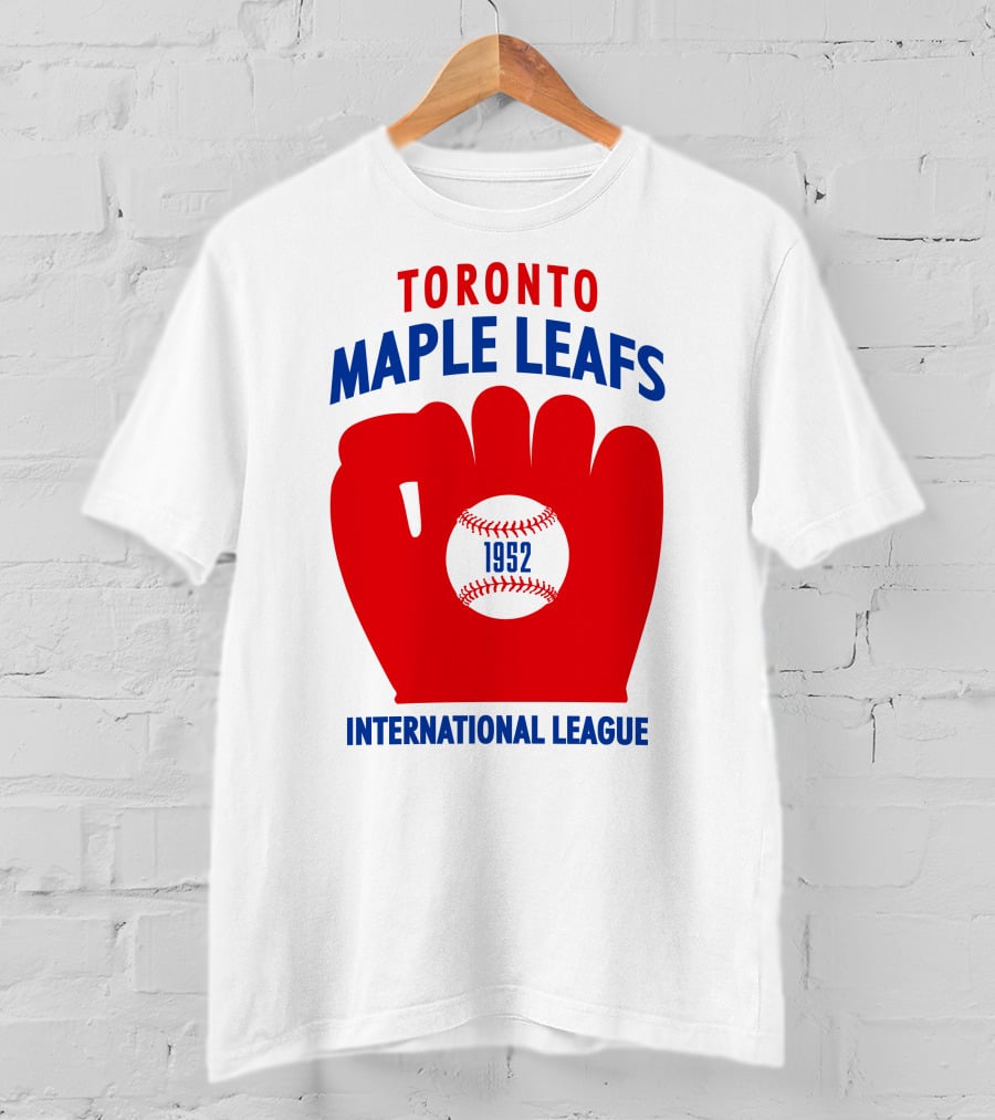 Toronto Maple Leafs 1952 International League Baseball Glove T-Shirt