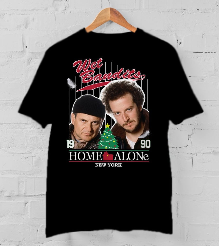Wet Bandits Home Alone New York 1990 T-Shirt