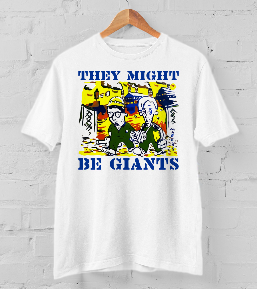 They Might Be Giants Comic Duo Factory Scene T-Shirt