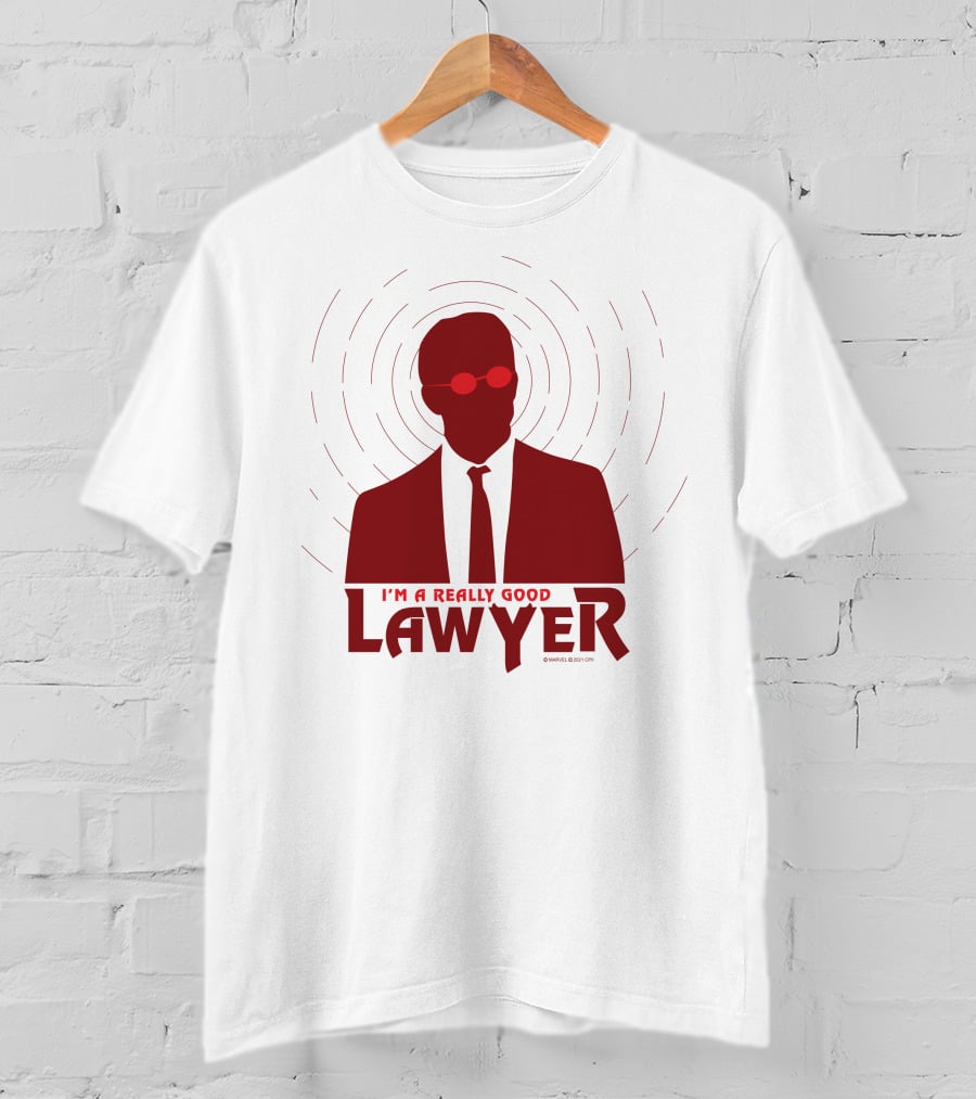 I'm A Really Good Lawyer Silhouette Red Sunglasses T-Shirt