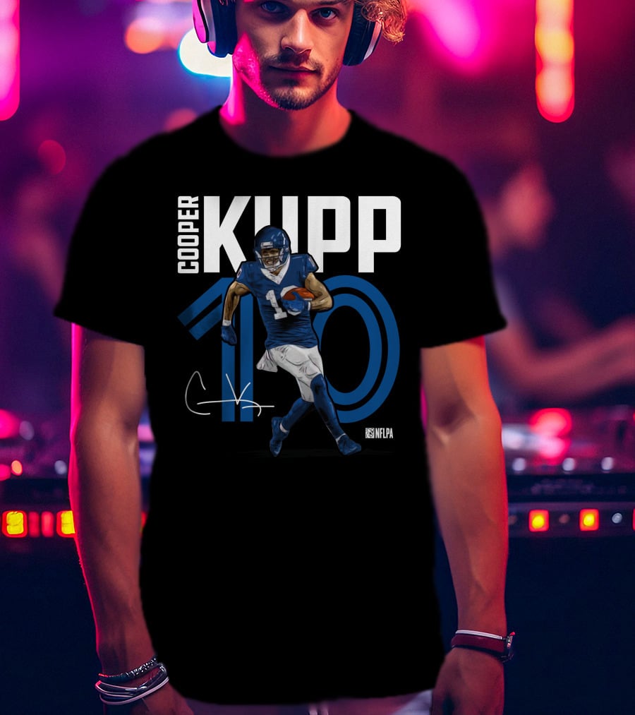 COOPER KUPP 10 NFLPA Football Player T-Shirt