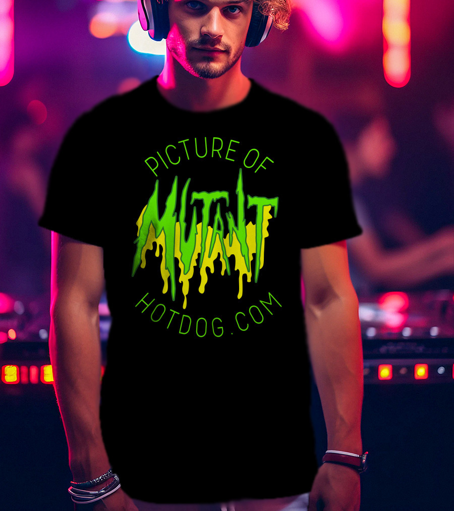 Picture Of Mutant Hotdog.com T-Shirt