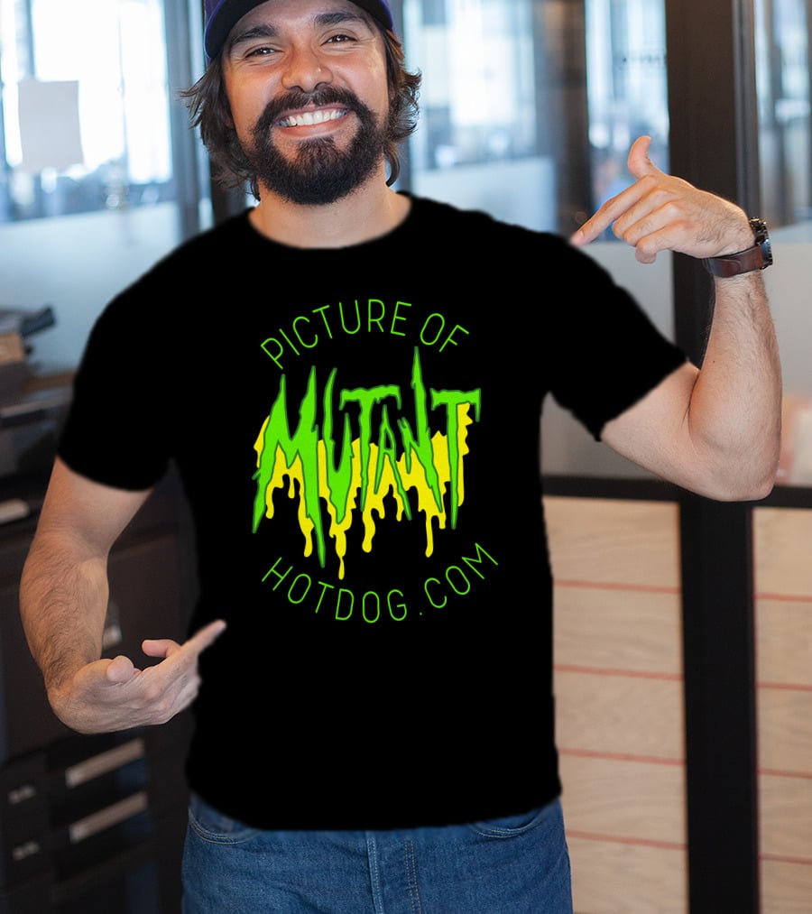 Picture Of Mutant Hotdog.com T-Shirt