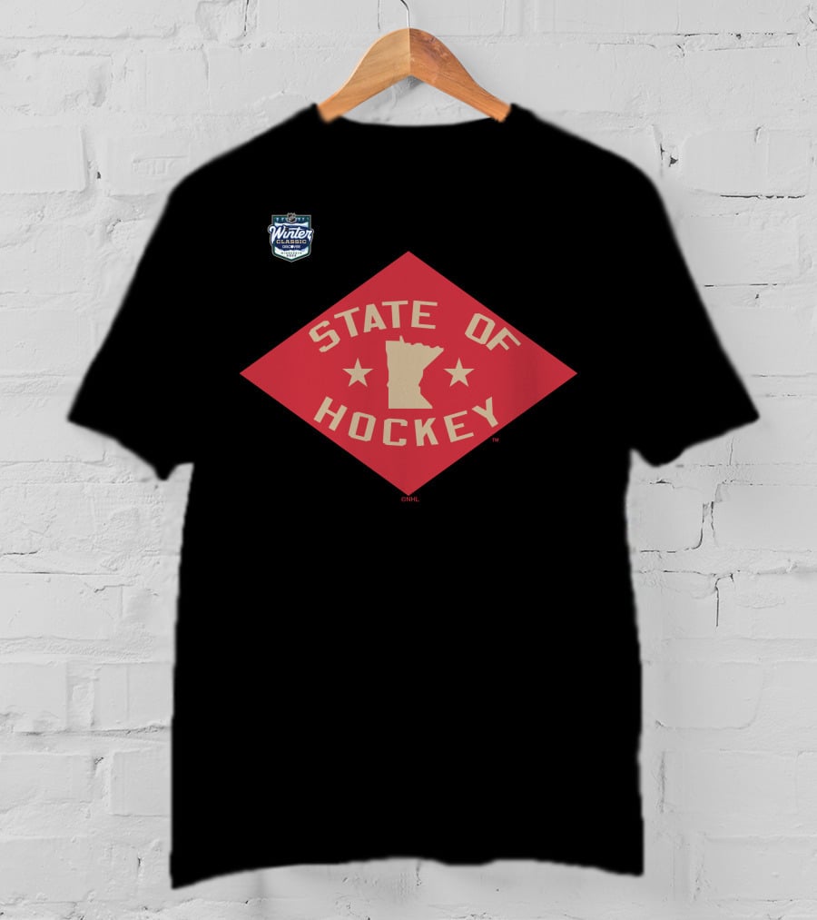 State Of Hockey Minnesota Wild Winter Classic NHL T-Shirt