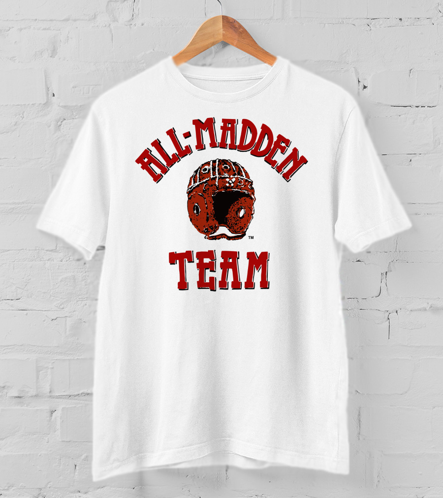 All Madden Team 1992 Old School Football Video T-Shirt