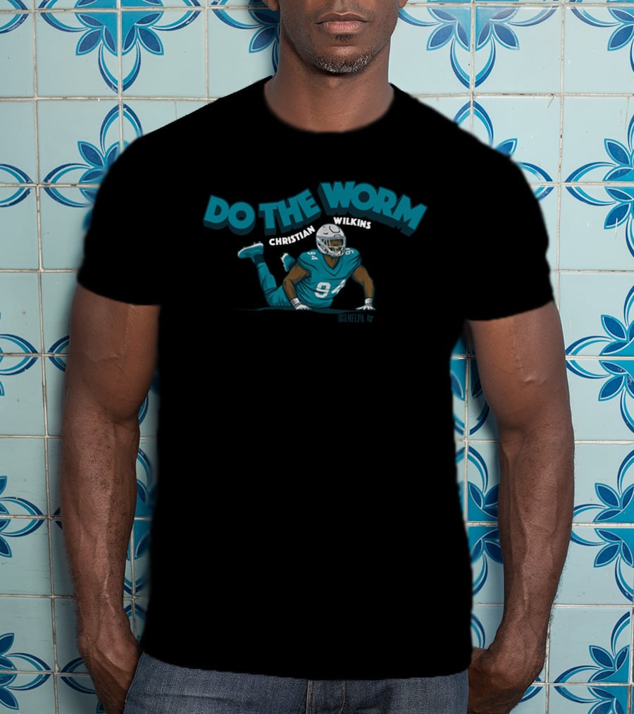 Christian Wilkins Do The Worm Football T-Shirt