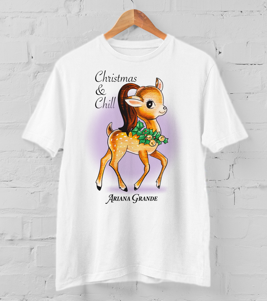 Ariana Grande Positions Photo I Christmas And Chill T-Shirt