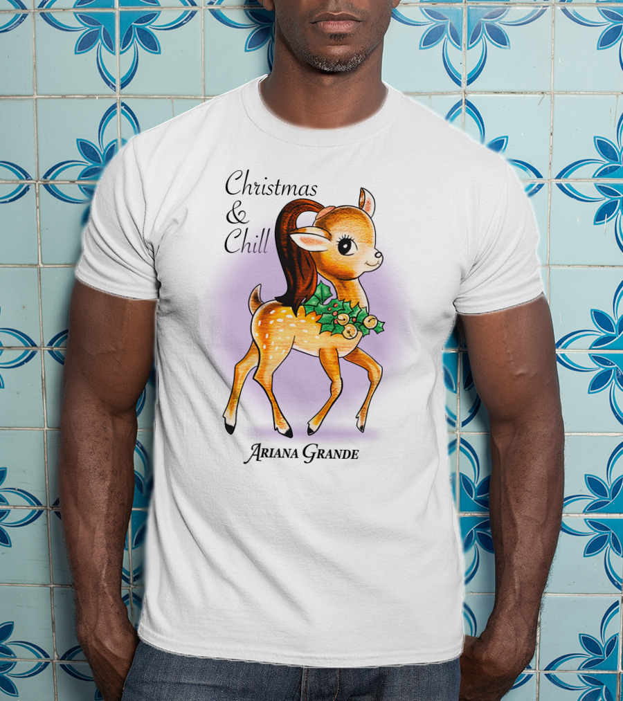 Ariana Grande Positions Photo I Christmas And Chill T-Shirt