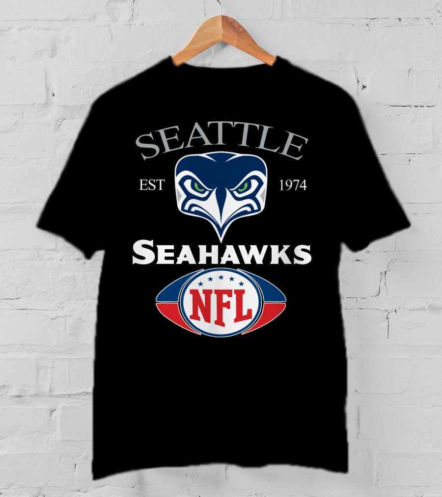 Seattle Seahawks 14 Est 1974 Nfl T-Shirt