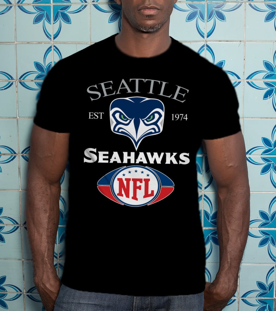 Seattle Seahawks 14 Est 1974 Nfl T-Shirt