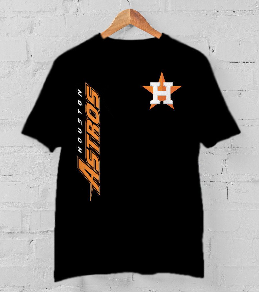 Houston Astros Mlb Team Logo H Star T-Shirt