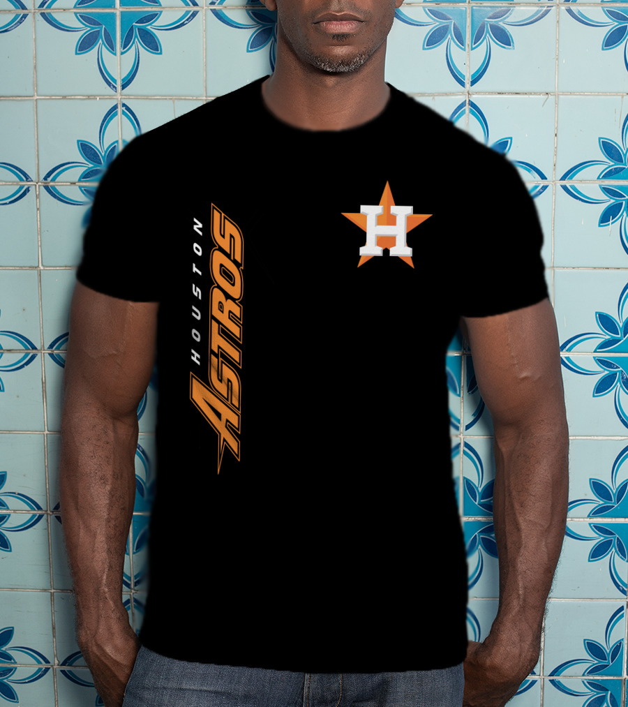 Houston Astros Mlb Team Logo H Star T-Shirt