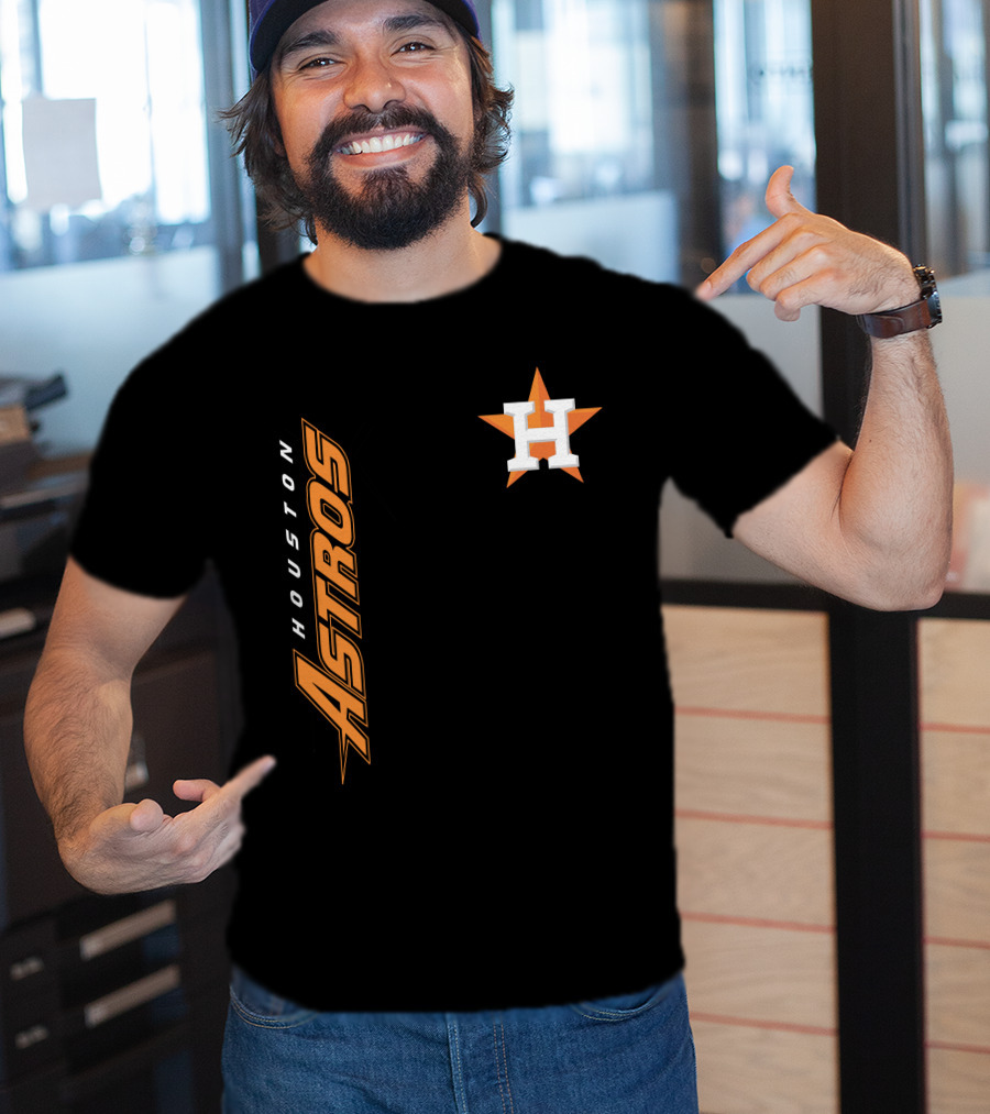 Houston Astros Mlb Team Logo H Star T-Shirt
