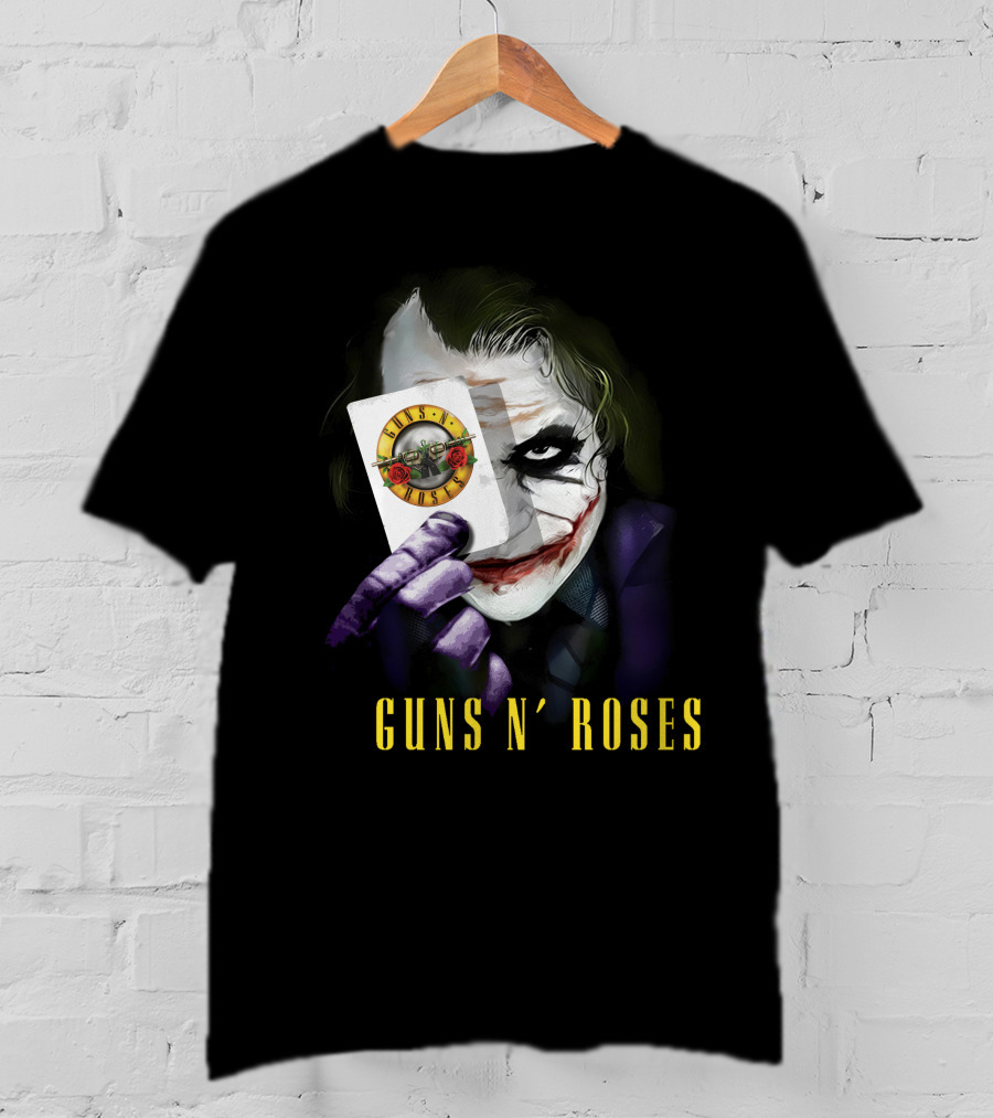 Guns N' Roses Joker Playing Card T-Shirt