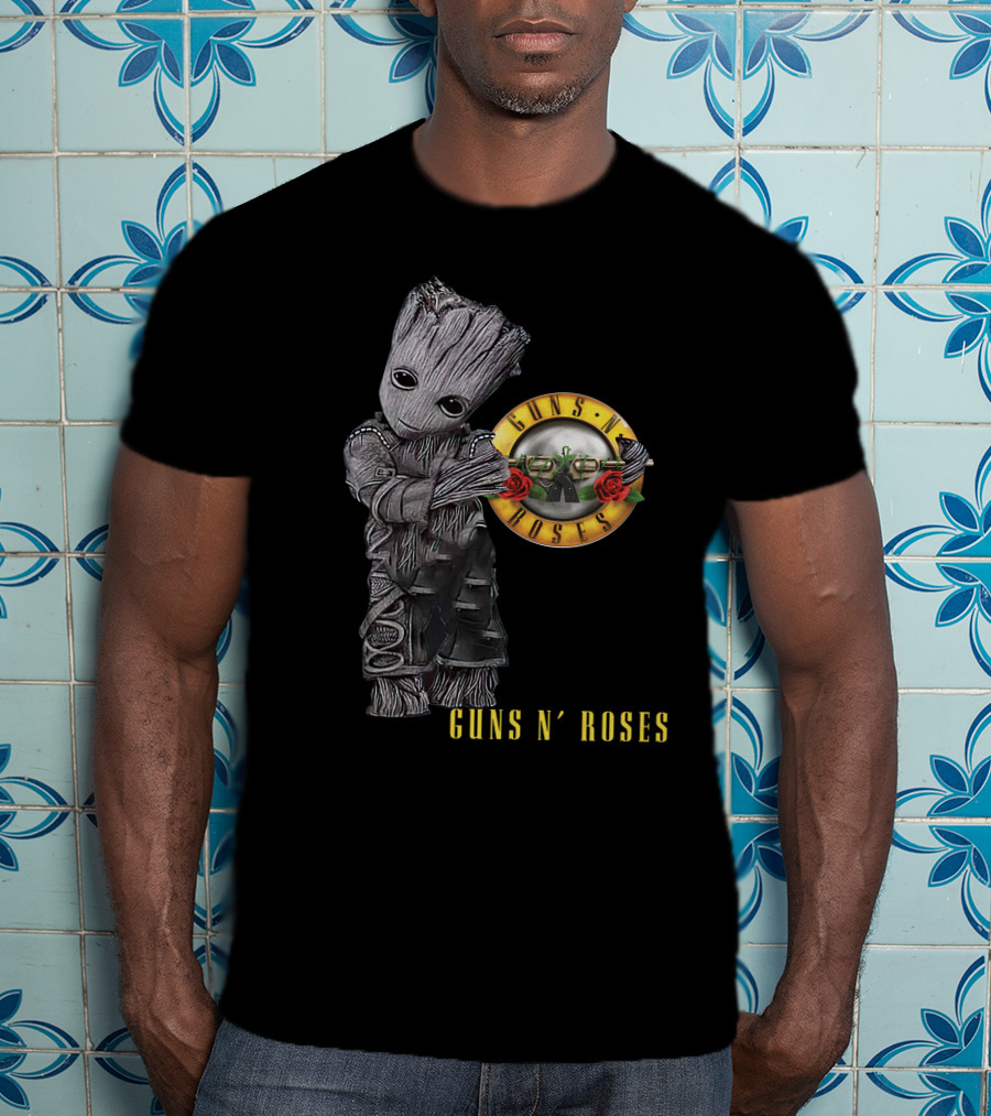 Guns N' Roses Groot Mashup T-Shirt