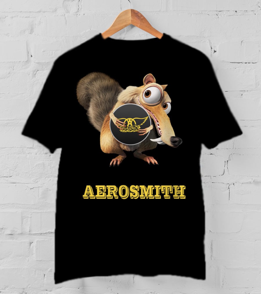Aerosmith Ice Age Scrat T-Shirt