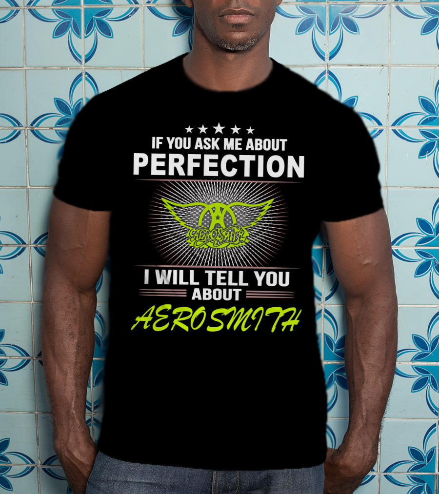 If You Ask Me About Perfection I Will Tell You About Aerosmith T-Shirt