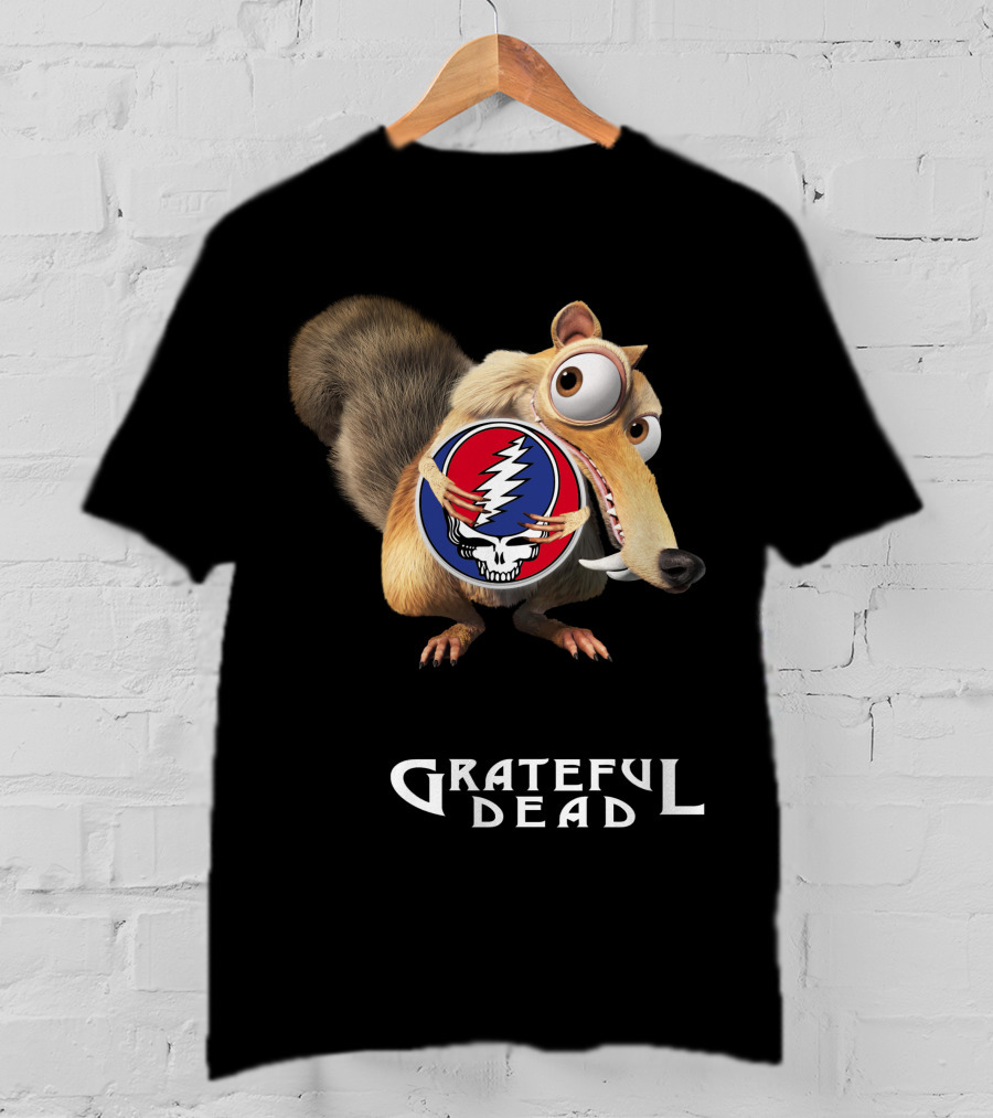 Grateful Dead Ice Age Scrat Steal Your Face T-Shirt