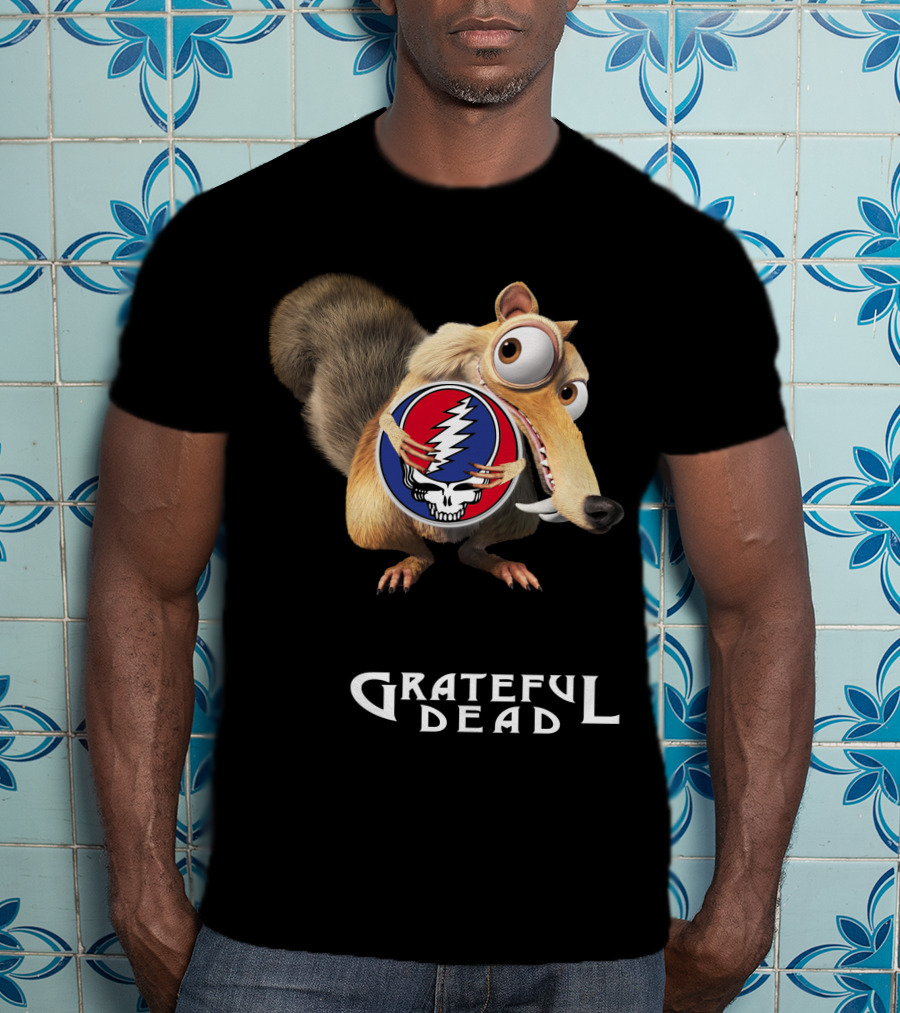 Grateful Dead Ice Age Scrat Steal Your Face T-Shirt