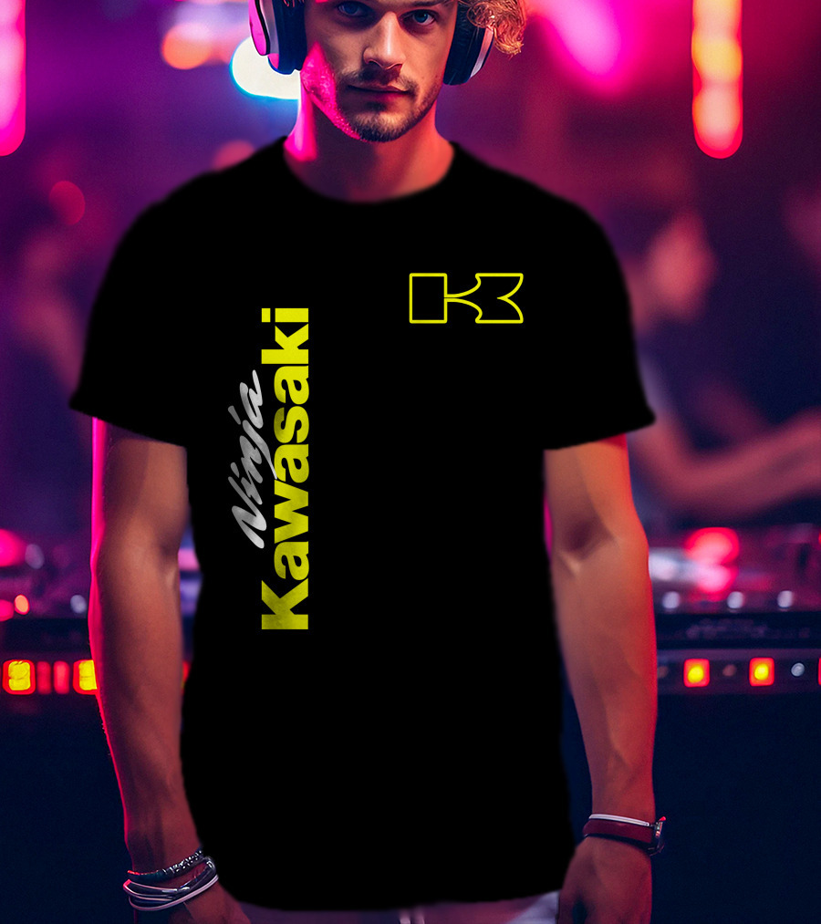 Kawasaki Ninja 02 Racing Style T-Shirt