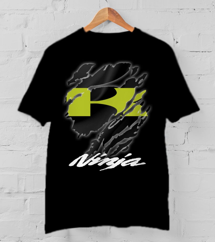Ninja 02 Kawasaki Racing Logo Style T-Shirt