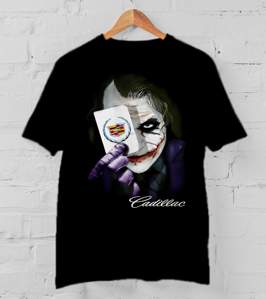 Cadillac Joker Playing Card T-Shirt