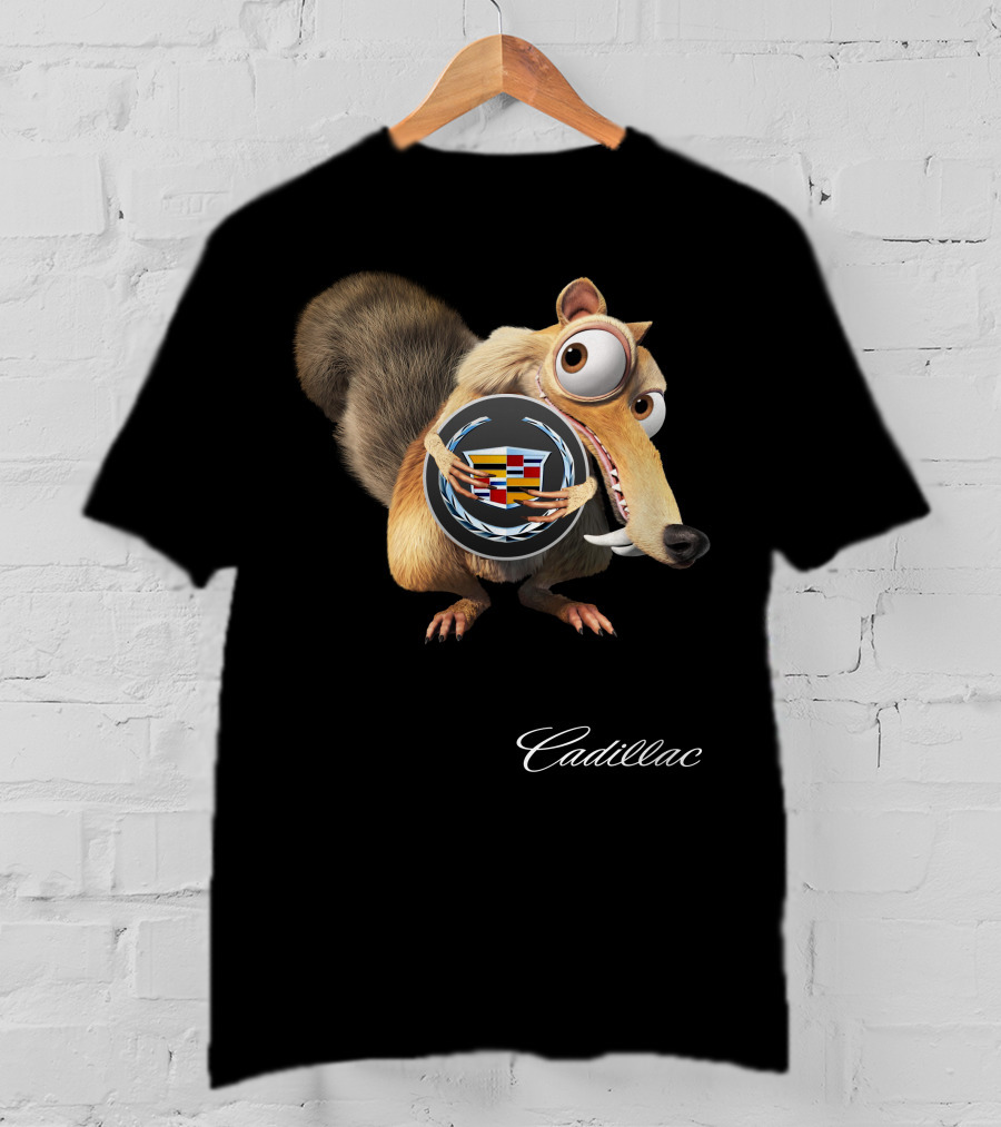Scrat Cadillac Logo Crossover T-Shirt