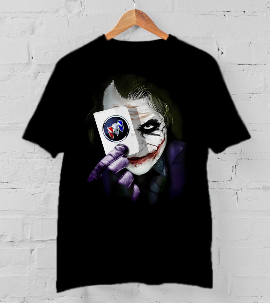 Joker Holding Buick Logo Card T-Shirt