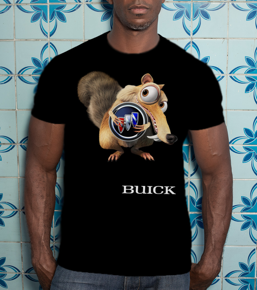 Buick Ice Age Scrat Holding T-Shirt