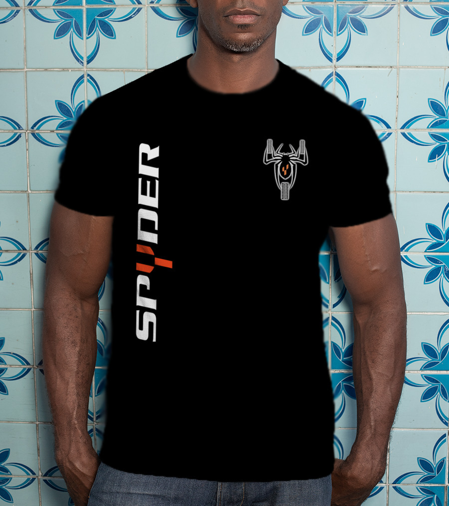 Spyder Logo With Stylized Spider T-Shirt