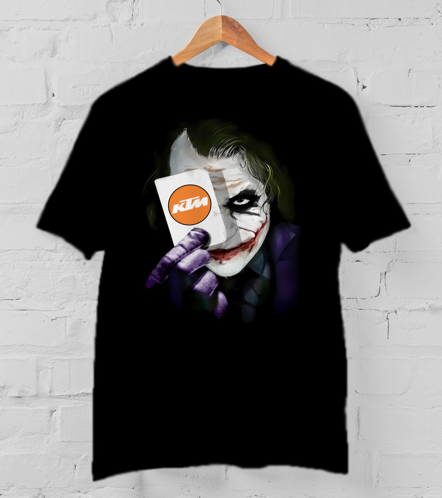 Ktm Joker Playing Card Face Paint T-Shirt