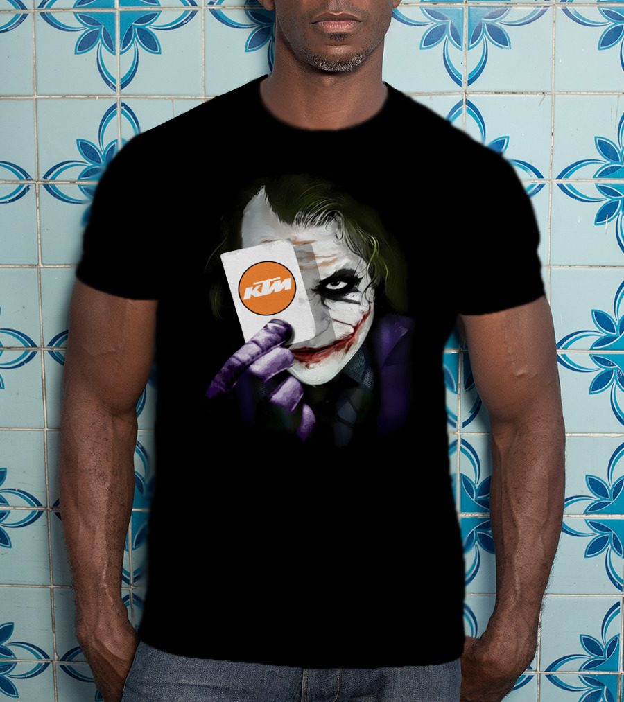 Ktm Joker Playing Card Face Paint T-Shirt