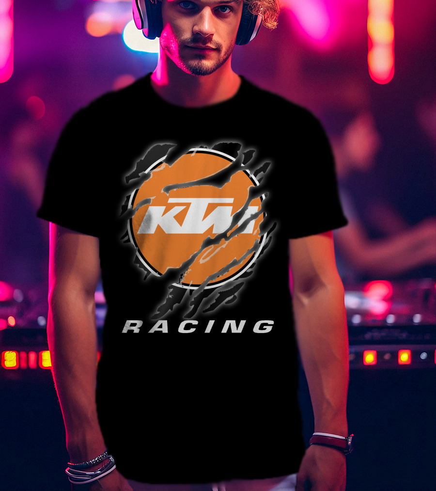 Ktm Racing 05 Shredded Orange T-Shirt
