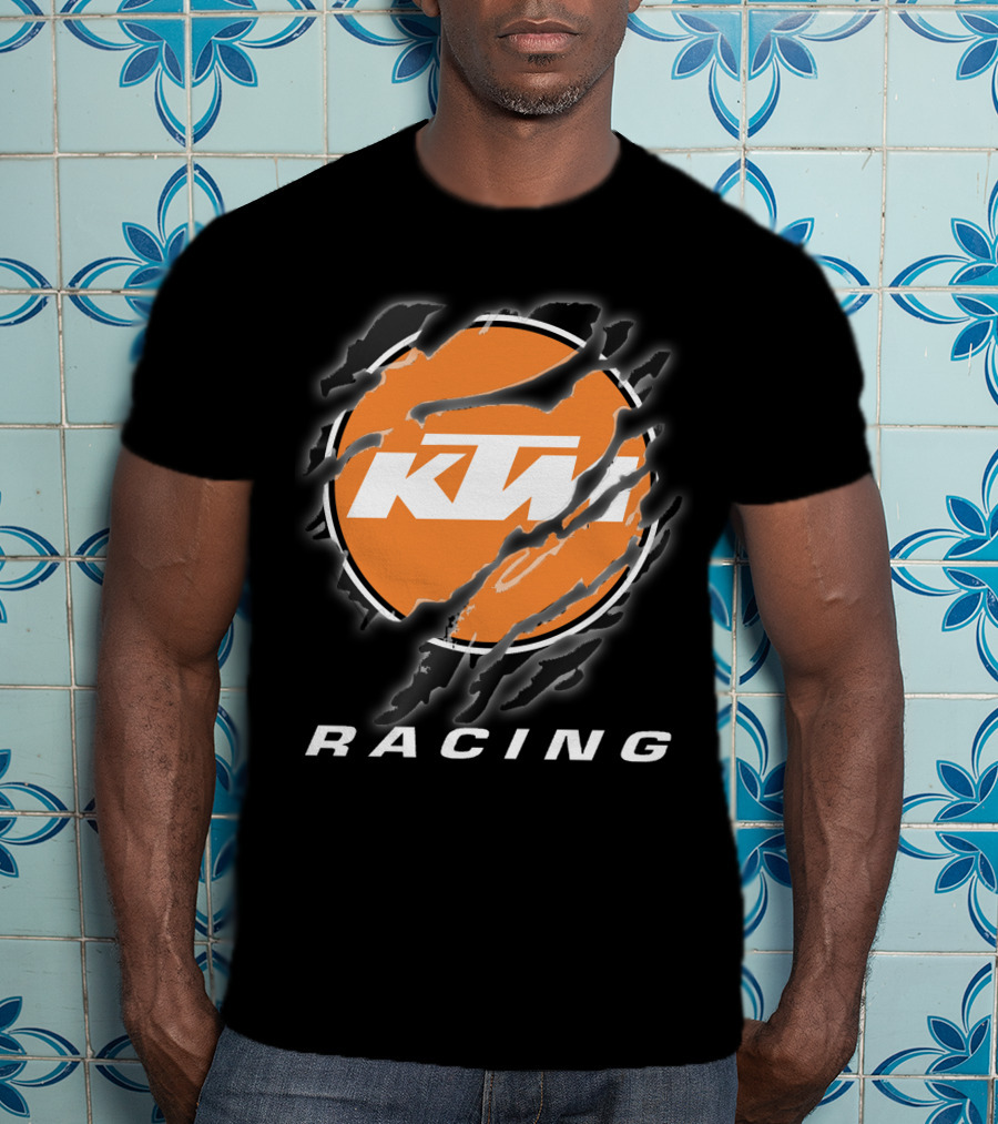 Ktm Racing 05 Shredded Orange T-Shirt