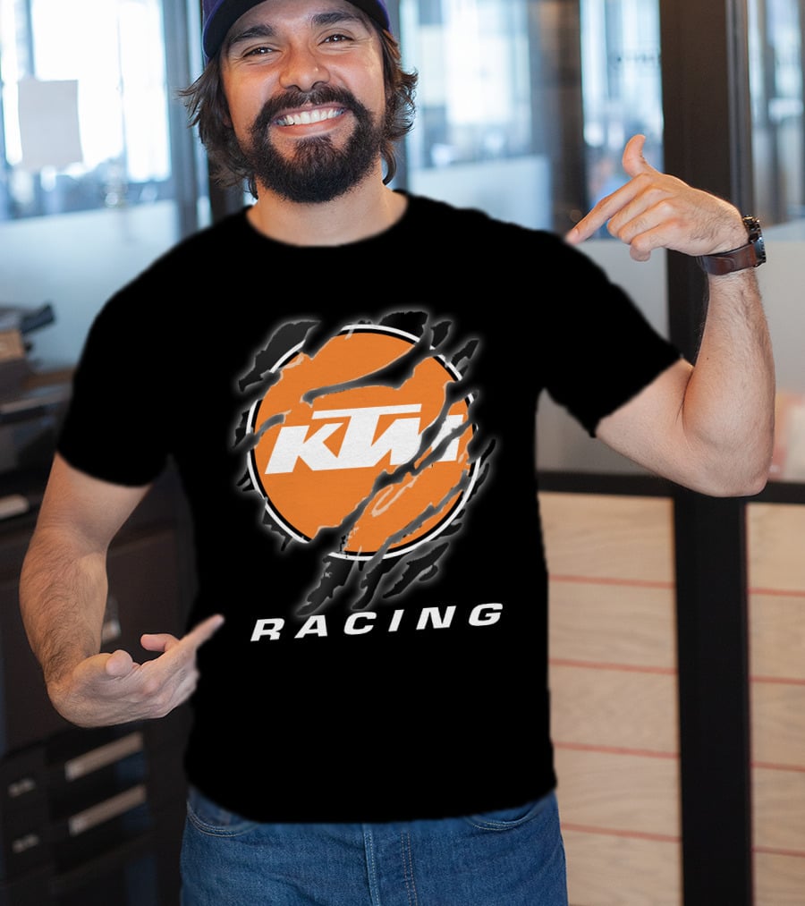 Ktm Racing 05 Shredded Orange T-Shirt