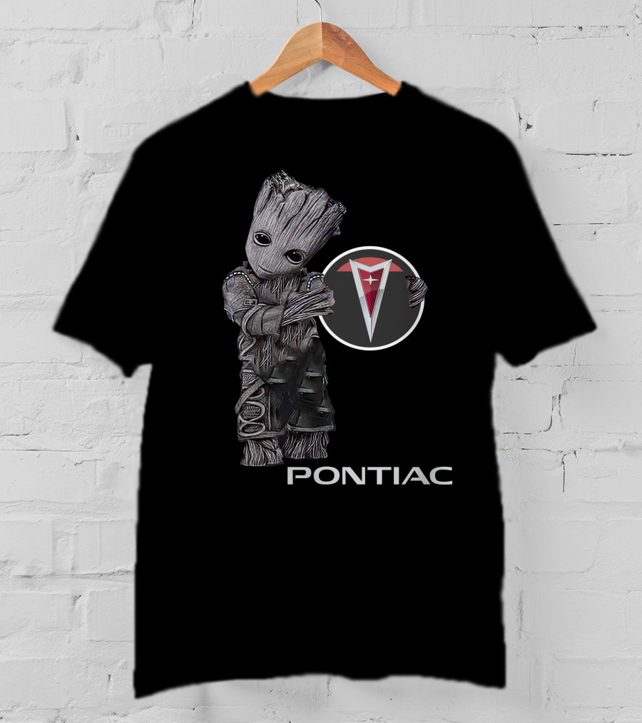 Pontiac Logo Groot Character Fusion T-Shirt