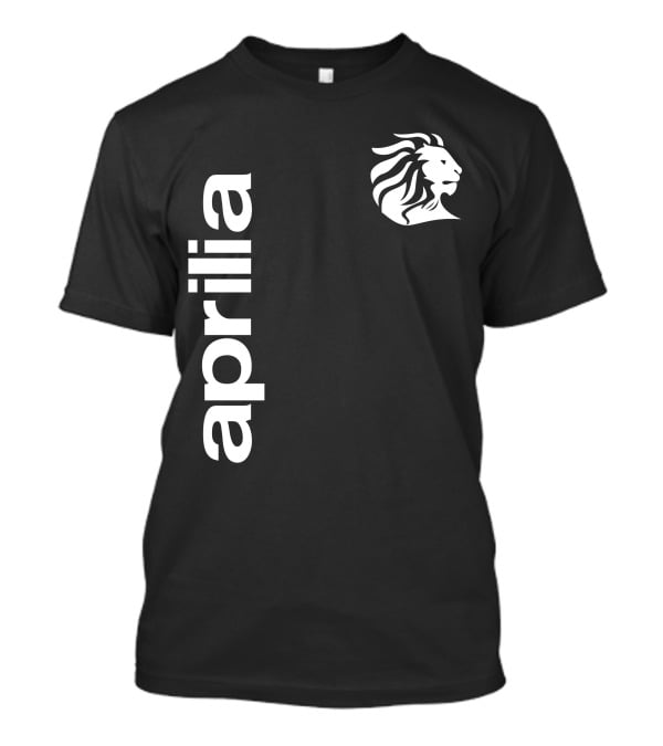 Aprilia 01 Lion Motif Vertical T-Shirt