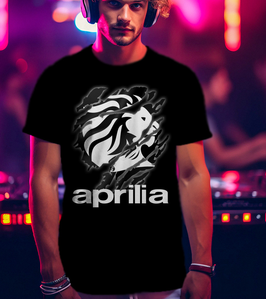 Aprilia 07 Lion Scratch T-Shirt
