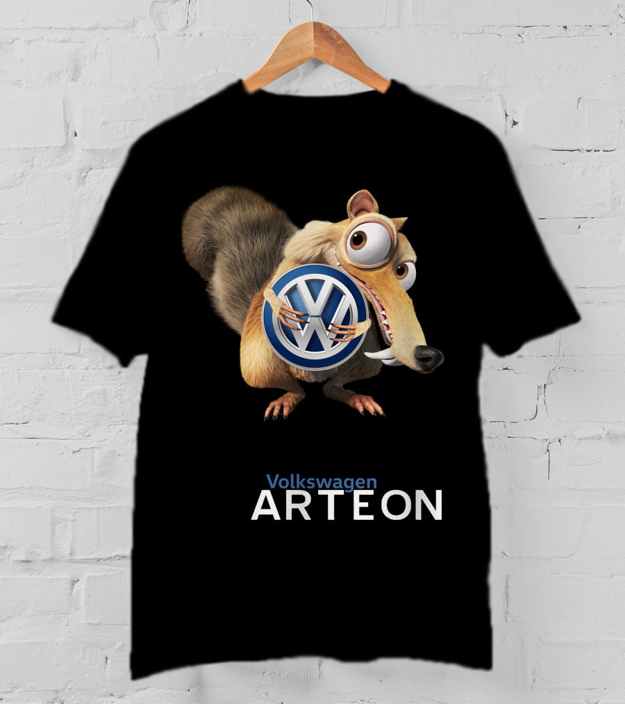 Volkswagen Arteon 02 Ice Age Scrat Holding Vw T-Shirt