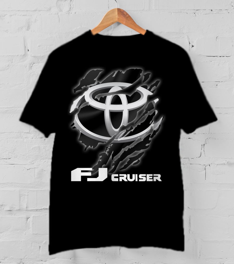 Fj Cruiser 01 Toyota Logo Claw Marks T-Shirt