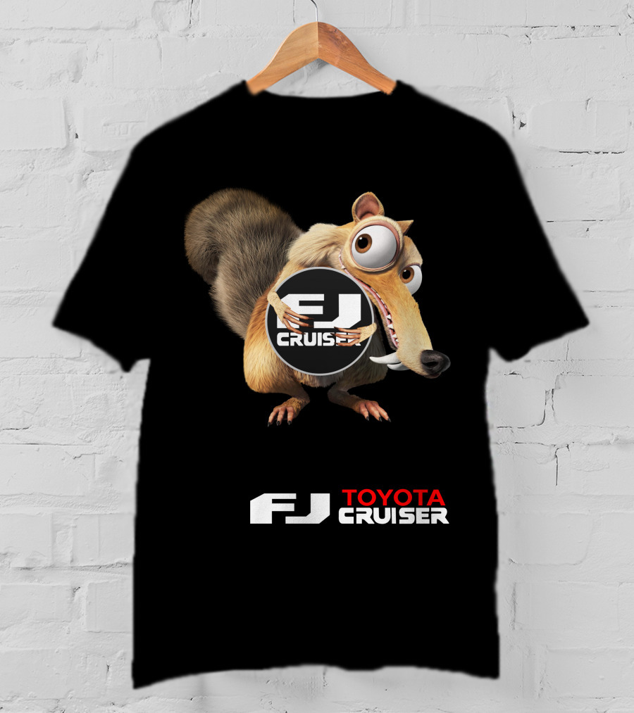 Fj Cruiser Toyota Ice Age Scrat T-Shirt