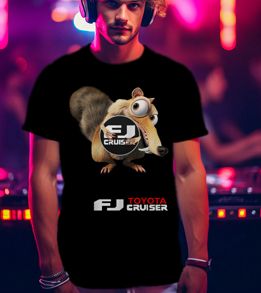 Fj Cruiser Toyota Ice Age Scrat T-Shirt