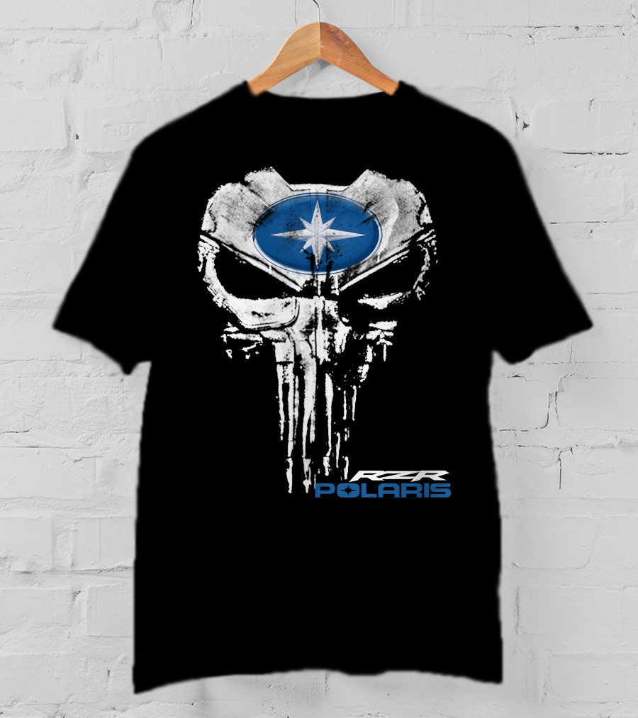 Rzr 06 Polaris Star Emblem Skull T-Shirt