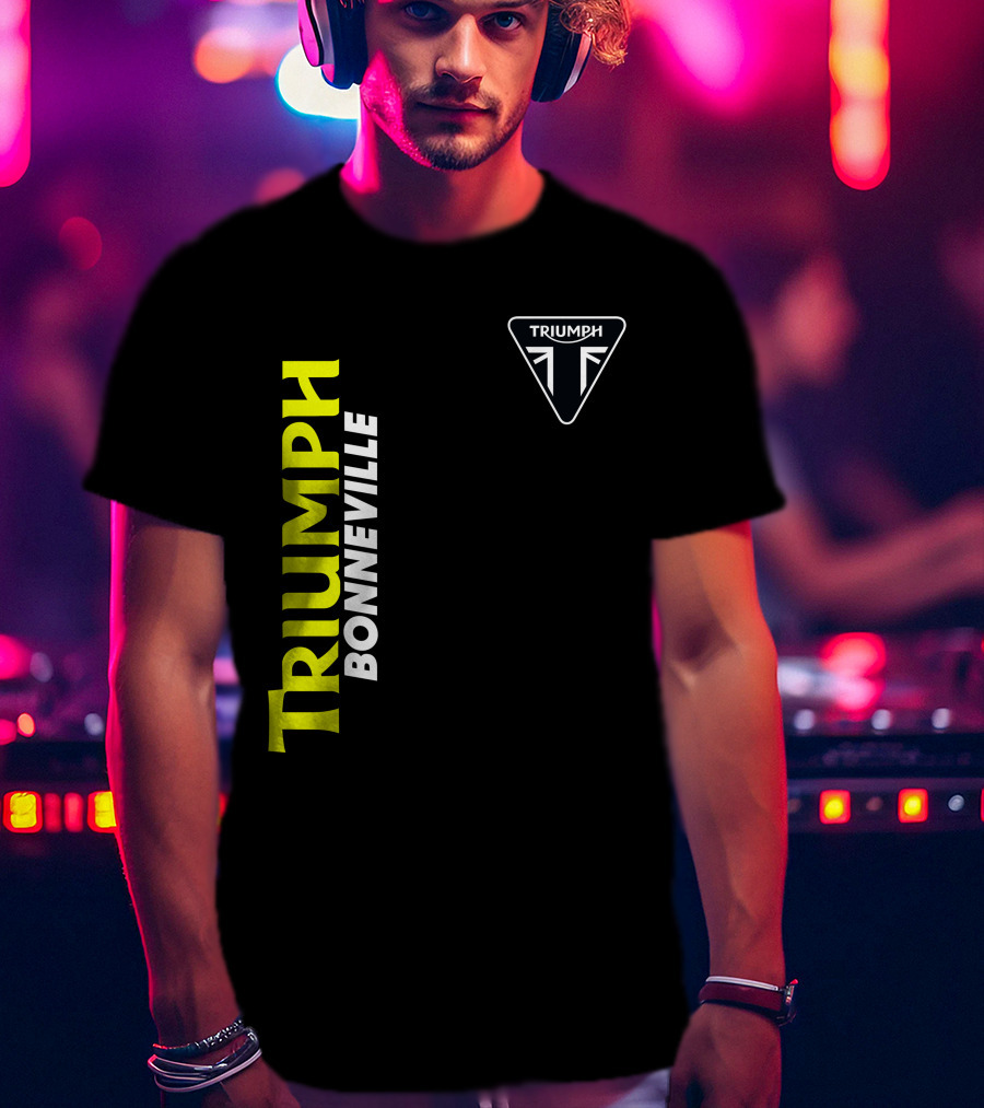 Triumph Bonneville Logo Triumph Triangular T-Shirt