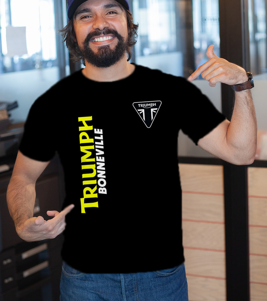 Triumph Bonneville Logo Triumph Triangular T-Shirt