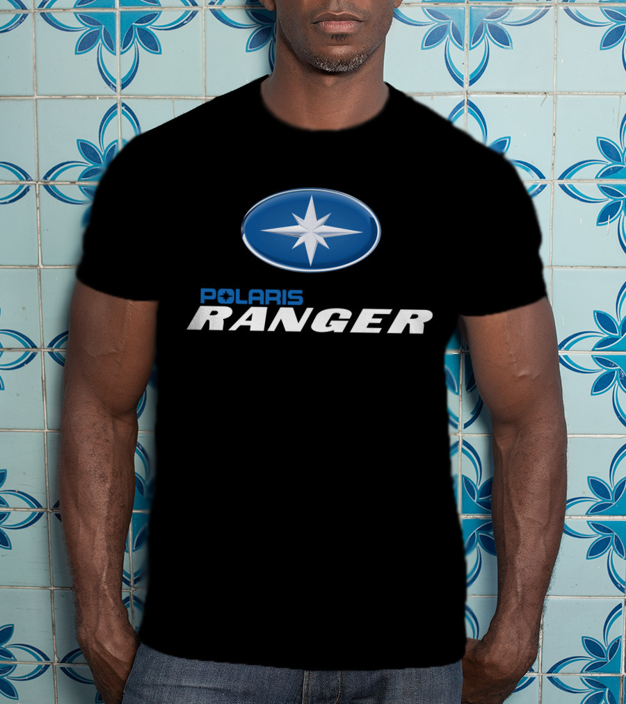 Polaris Ranger Oval Emblem Blue Star T-Shirt